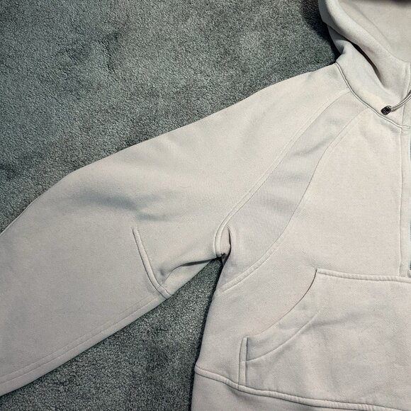 Lululemon Scuba Oversized Half Zip Hoodie Light Pink Women's XS/S Workout - Picture 6 of 14